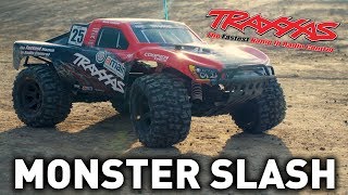 How To Convert a Traxxas Slash 2WD to a Monster Slash [upl. by Manvil]