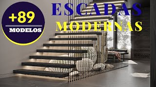 89 Modelos Modernos de Escadas Tipos e Materiais [upl. by Power]