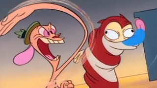 Everytime Ren slaps Stimpy [upl. by Mcleroy]