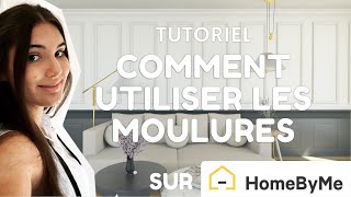 Comment faire des moulures sur HomeByMe  TUTO 18 [upl. by Eatton]