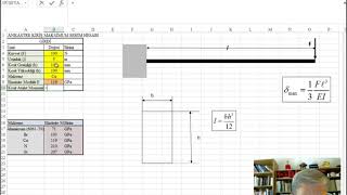 Excelde Hesaplama Örnekleri  Kiriş Hesabı [upl. by Anilatsyrc]
