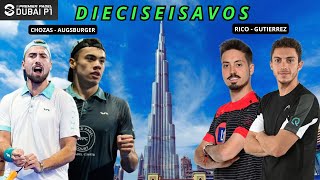 DUBAI PREMIER PADEL P1  ChozasAugsburger vs RicoGutierrez  R32  HIGHLIGHTS [upl. by Sayer]