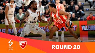 ASVEL Zvezda  Round 20 Highlights  202324 Turkish Airlines EuroLeague [upl. by Tillman]