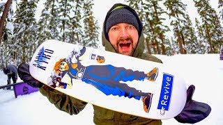 THE ULTIMATE SNOWBOARD SKATEBOARD [upl. by Lihcox]