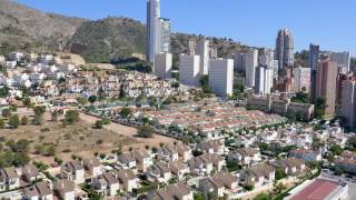 View from Hotel Levante Club Benidorm 4k hd [upl. by Hedvig]