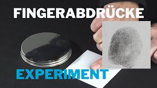 Fingerabdrücke mit Kerzenruß  Experiment zum Nachmachen [upl. by Libenson]