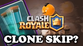 Clash Royale  How to Clone Spell  Clone Skipping [upl. by Ariuqahs]