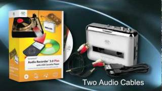 honestech Audio Recorder 30 Plus with USB Cassette Player [upl. by Kliber]