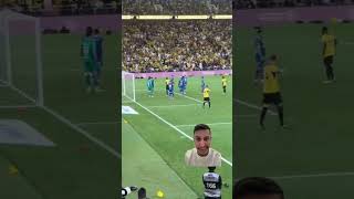 كارزما يتحدث عن هدف بنزيما العالمي😨 الاتحاد الهلال shortvideo اكسبلور السعودية shorts [upl. by Zarger]