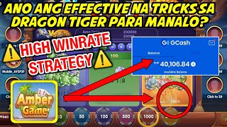 Amber Game tricks Paano malaman ang tatama Dragon and Tiger tips [upl. by Cappella]