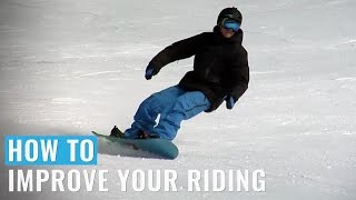 How To Improve Your Riding Regular On A Snowboard [upl. by Llewoh829]