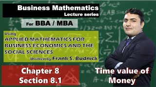 Ch 8 Mathematics of Finance Section 81 BBAMBA Business Mathematics by Frank S Budnick [upl. by Ylebmik74]