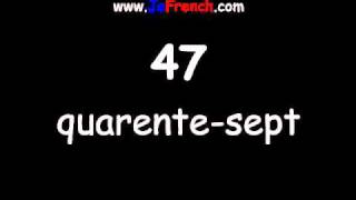 Learn basic French  Numbers 40  50 [upl. by Oijimer]