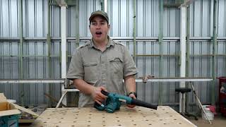 Makita 18V Blower DUB185Z Review [upl. by Lanette]