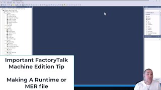 Important FactoryTalk Machine Edition Tip for Making Runtime Files or MER files [upl. by Eneg]