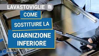 Come sostituire la guarnizione inferiore della lavastoviglie [upl. by Cavil]