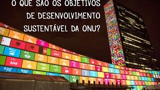 O que são os Objetivos de Desenvolvimento Sustentável da ONU [upl. by Hayikat]