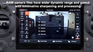 Yuneec ST16 full review PART 3 Camera settings Tablet functions [upl. by Elbam]