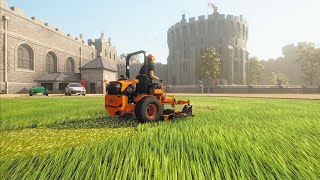 This AMAZING New Lawn Mowing Simulator is EXACTLY What We Needed  Lawn Mowing Simulator Gameplay [upl. by Nwahsit]