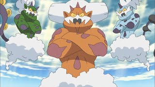 UK Tornadus Thundurus and Landorus  Pokémon BW Rival Destinies  Official Clip [upl. by Aikrehs]