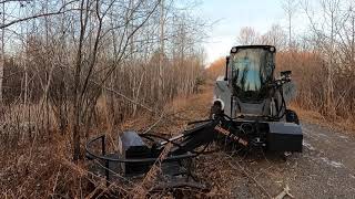 Widening Driveway Clearance and Breaking My New Brush Hog In 1 Hour [upl. by Yager60]