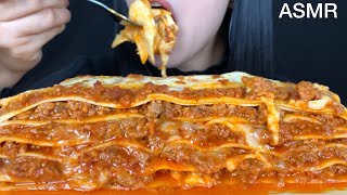 ASMR Cheesy Lasagna  Mukbang Eating sounds [upl. by Seely3]