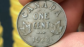 1923 Canada 1 Cent Coin • Values Information Mintage History and More [upl. by Gilcrest]