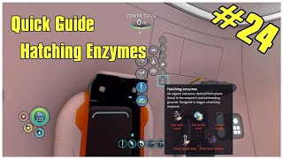 Subnautica PS4  How to make Hatching Enzymes [upl. by Groh907]