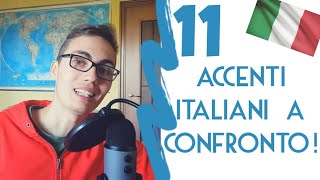 An analysis of 11 accents in Italian  IT  ITEN subs [upl. by Lesiram]