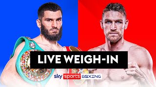 ARTUR BETERBIEV V CALLUM SMITH 🔥  LIVE WEIGHIN [upl. by Orme]