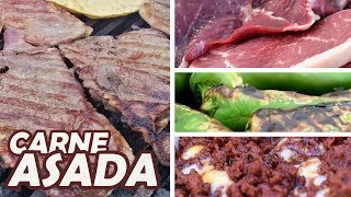 Una CARNE ASADA quotde Verdadquot  3 marinados  TOQUE Y SAZÓN [upl. by Ainavi791]