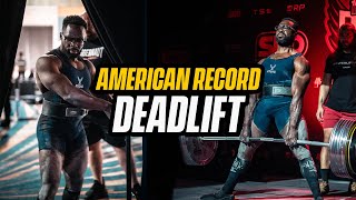 Seun Jubril USAPL Deadlift Record [upl. by Martres391]