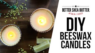 DIY Beeswax  Coconut Oil Candles  Easy Tutorial  ToxinFree [upl. by Inahteb]