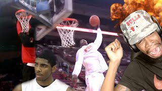 HOW IS HE DUNKING LIKE THAT KYRIE quotTHOT KINGquot IRVING HIGH SCHOOL MIXTAPE REACTION [upl. by Avera816]