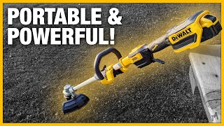 Super Long Runtime DeWalt 20v XR 14in Folding String Trimmer [upl. by Etrem]