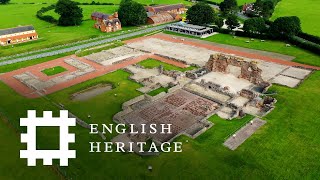 Postcard from Wroxeter Roman City Shropshire  England Drone Footage [upl. by Ekard]