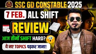 ssc gd 7 feb All shift review  ssc gd 7 february ka paper 2025  ssc gd today exam all shift gk que [upl. by Gosselin]