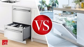 Drawer Dishwasher vs Standard Dishwasher [upl. by Lorine55]