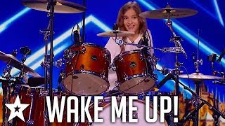 Kid Drummer Plays Avicii  Wake Me Up on ČESKO SLOVENSKO MÁ TALENT  Got Talent Global [upl. by Zumstein40]