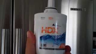 Installing HDX Water Filter For Samsung Fridge [upl. by Acirret]