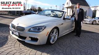 2015 BMW 650i Convertible Moonstone M Sport Edition Select Auto Imports in Alexandria VA 19327 [upl. by Pournaras52]