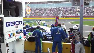 Casey Mears Pit Stop Coca Cola 600 Charlotte [upl. by Imoen]