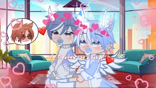 Treated like a baby P6Gacha clubGacha storyHope you like￼￼‼️🦋☁️ [upl. by Schalles]