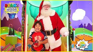 Santa Claus Surprise Ryan on Ryans Mystery playdate Holiday Special Episode [upl. by Dace]