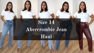 Size 14 Abercrombie amp Fitch Jean TryOn [upl. by Aisor]