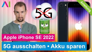 Apple iPhone SE 2022  5G aktivieren  ausschalten •  • 📱 • ❺G • ⏹ • Anleitung  Tutorial [upl. by Nitsuj]