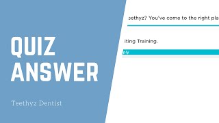 Teethyz Dentist Quiz Answers 2021  How to PASS your APPLICATION ROBLOX [upl. by Reemas]