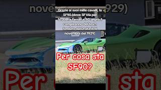 Per cosa sta SF90 [upl. by Hemetaf]