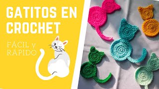 TUTORIAL cómo hacer gatos tejidos a crochet FÁCIL Y RÁPIDO [upl. by Radack221]