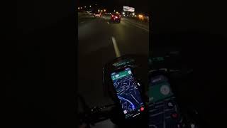 Trident 660 Playing in Traffic motorcycle trident660 bike motovlog music dangerous [upl. by Ellevehs]